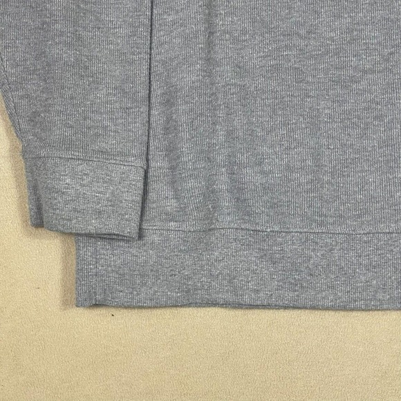 U.S. Polo Assn. Sweater Adult Extra Large Tall Gray Mock Neck 1/4 Zip Mens - Picture 3 of 12